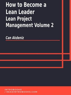 cover image of How to Become a Lean Leader